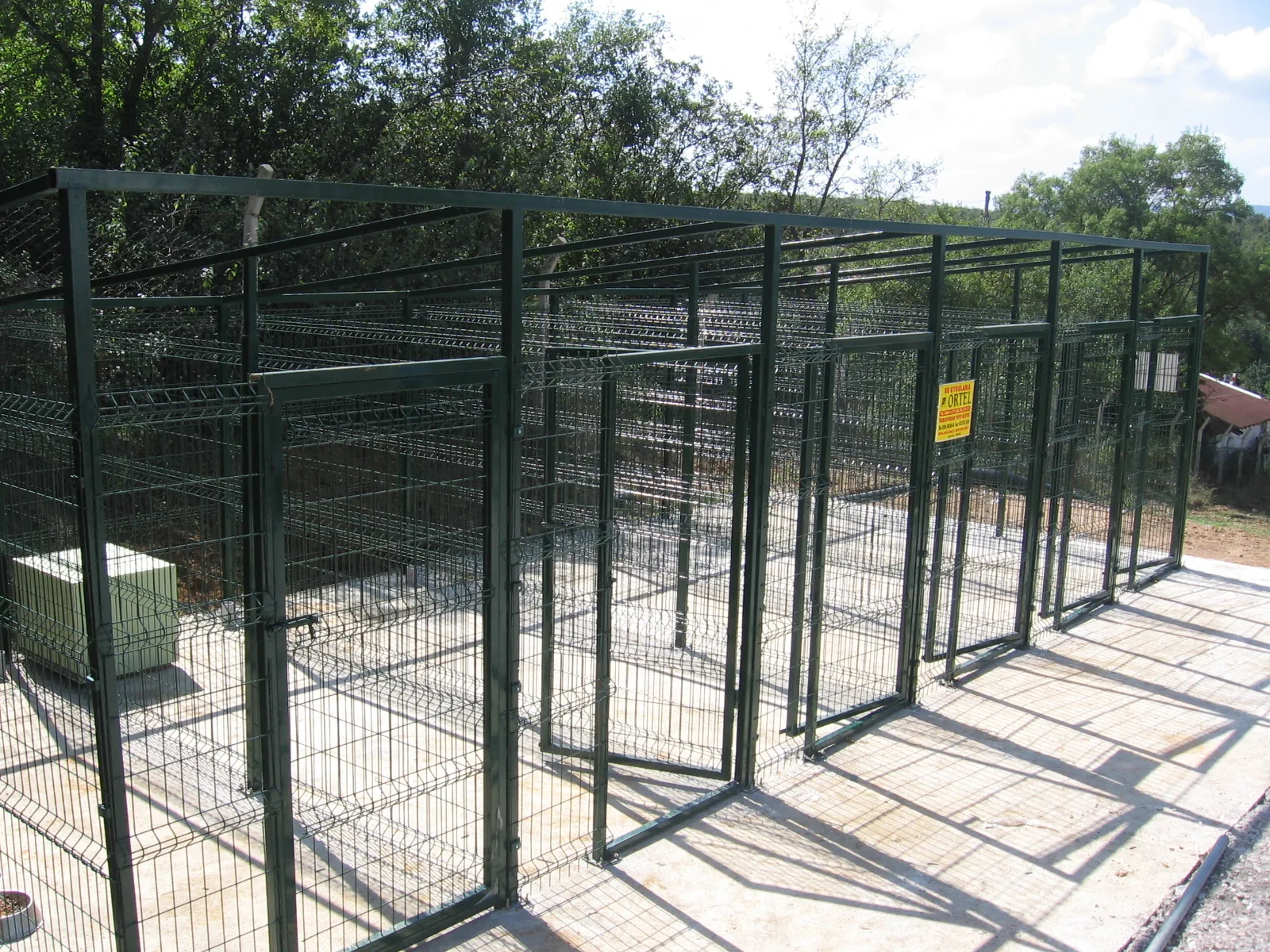 Köpek Koruganı Etrafı Panel Çit Uygulaması saha uygulaması 3