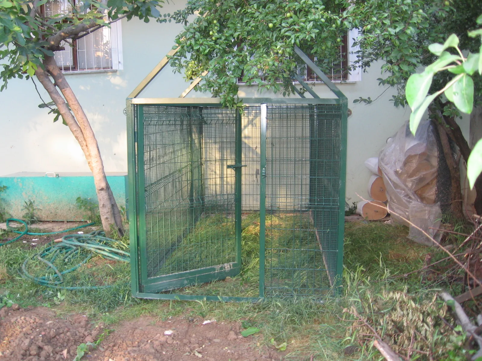 Köpek Koruganı Etrafı Panel Çit Uygulaması saha uygulaması 11
