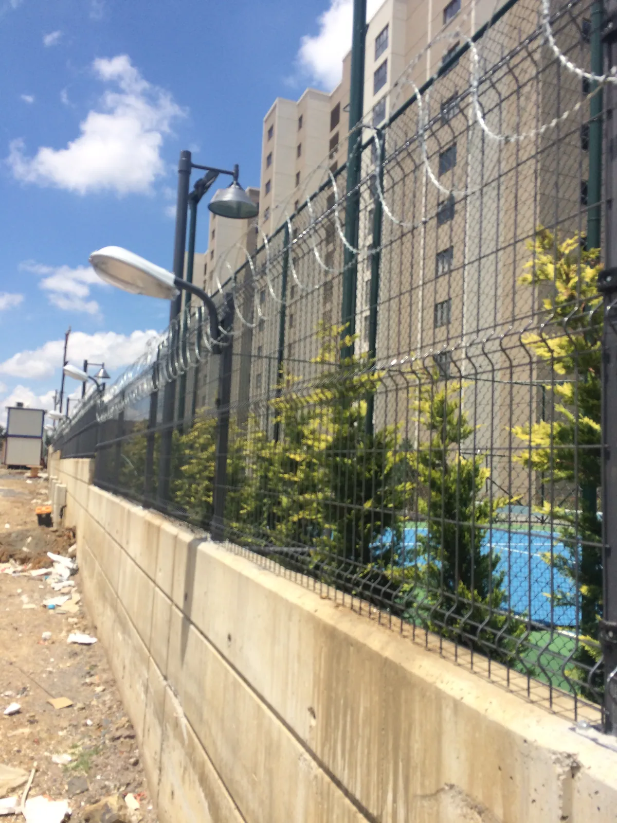 Panel Fence Applications field application