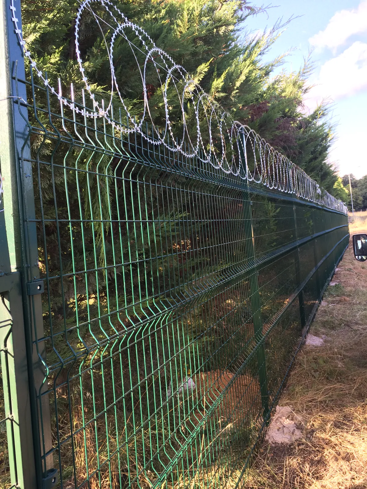 Panel Fence Applications field application