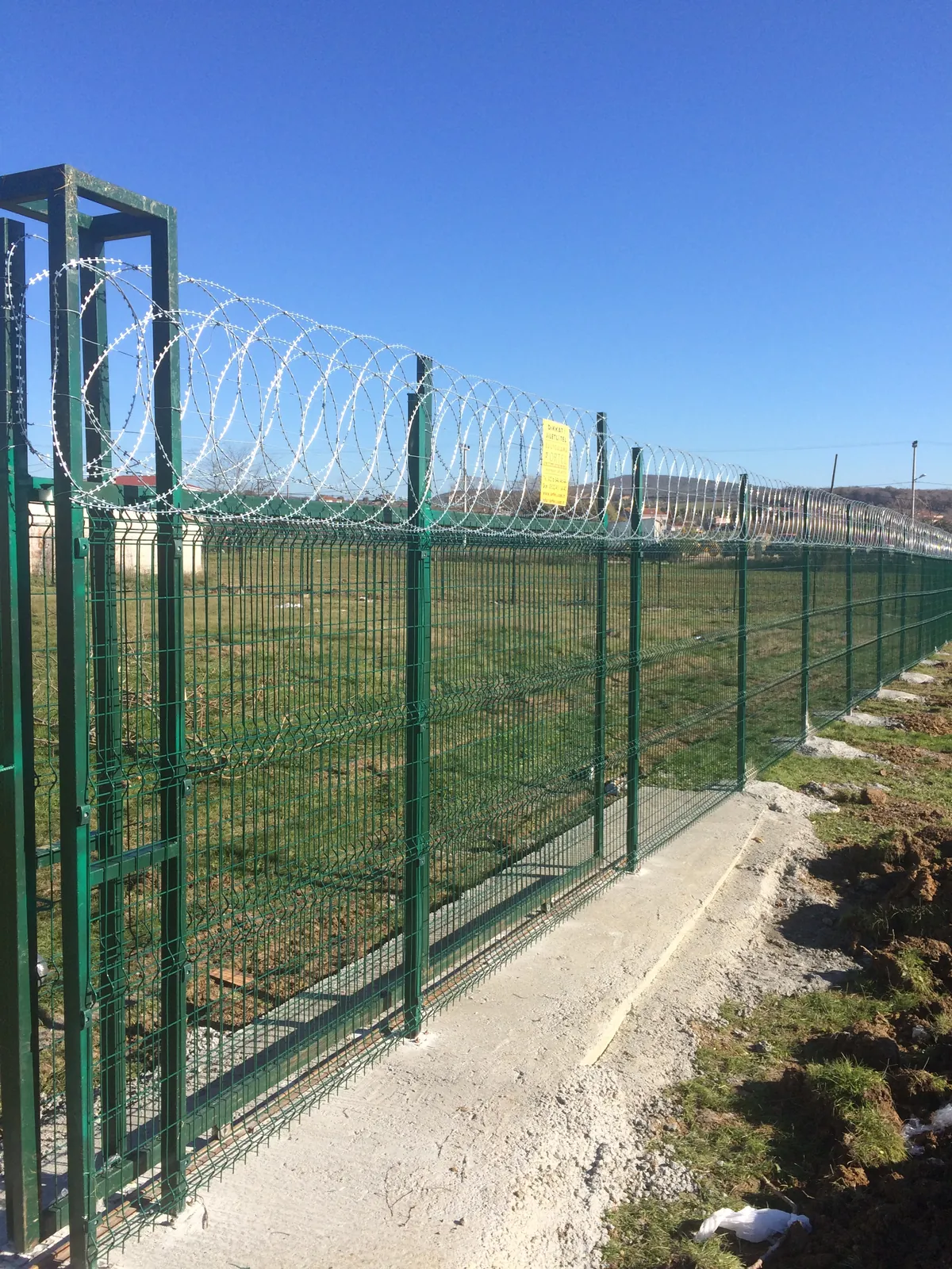 Panel Fence Applications field application
