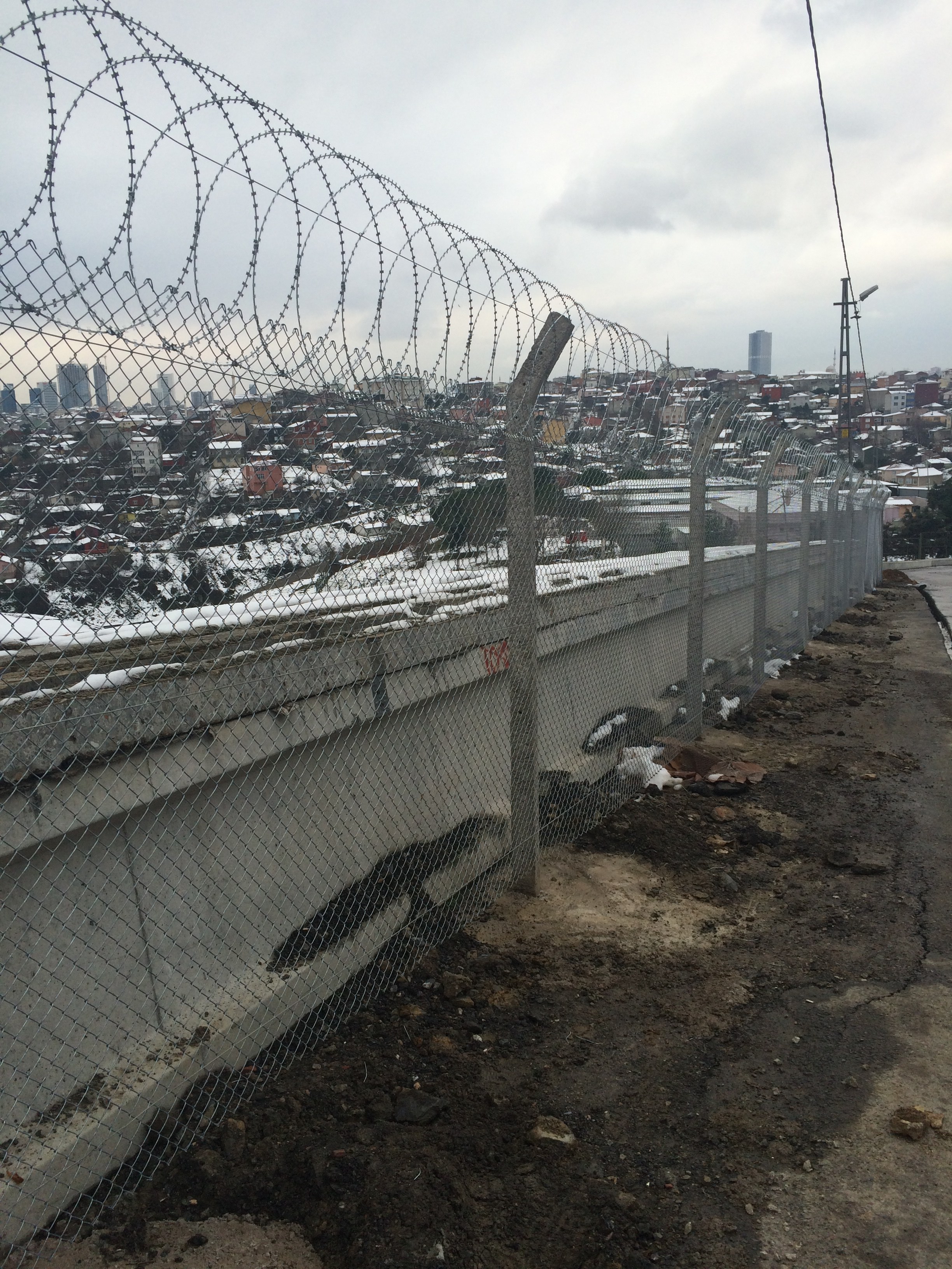 Concrete Post Chain-Link and Barbed Wire Applications